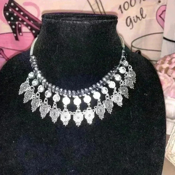 Jewelry - beautiful silver-tone necklace